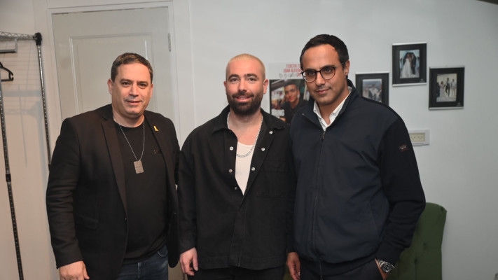 אלעד דנוך, עומר אדם ועמית בכר  (צילום: מתן נעים)