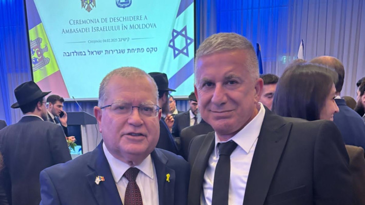 חזי שבת ויורם אלרון  (צילום: פרטי)