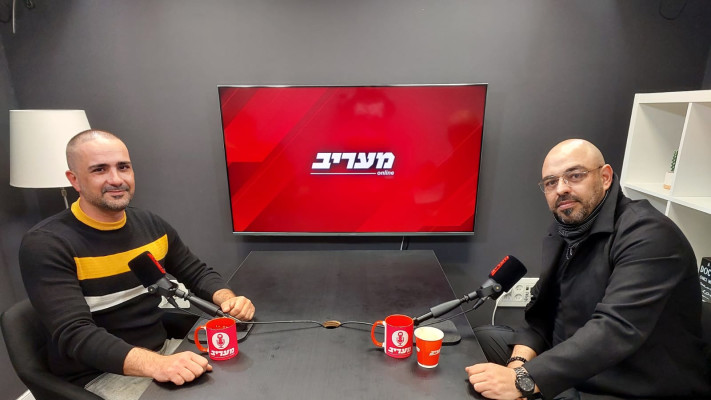 אבי שושן ושרון זריהן (צילום: מעריב אונליין)