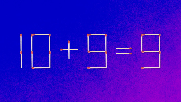 האם תצליחו לפתור את המשוואה באמצעות הזזת גפרור אחד בלבד? (צילום: מערכת מעריב)