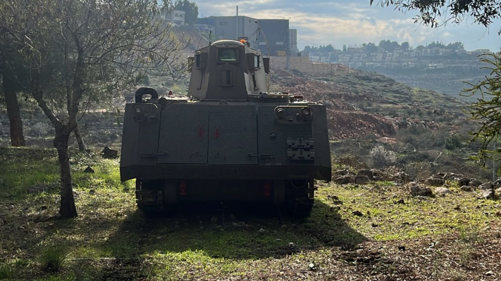 נגמ''ש שהוצב באזור השומרון