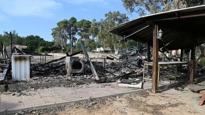 ההרס בקיבוץ ניר יצחק אחרי השבעה באוקטובר (צילום: הרצל יוסף)