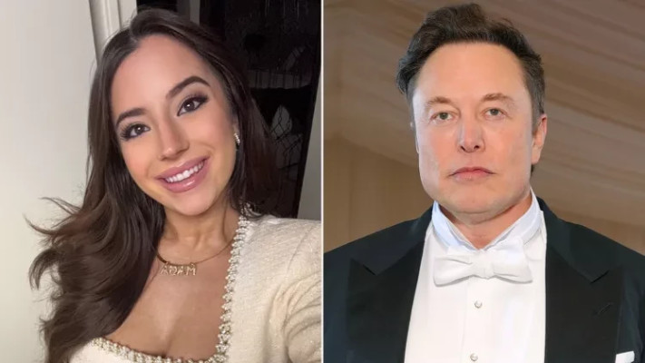 אשלי סנט קלייר ואילון מאסק - טוענת שהיא ילדה את הילד ה-13 שלו (צילום: רשתות חברתיות,kevin mazur gettyimages)