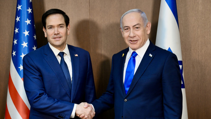נתניהו ורוביו (צילום: שגרירות ארה''ב)