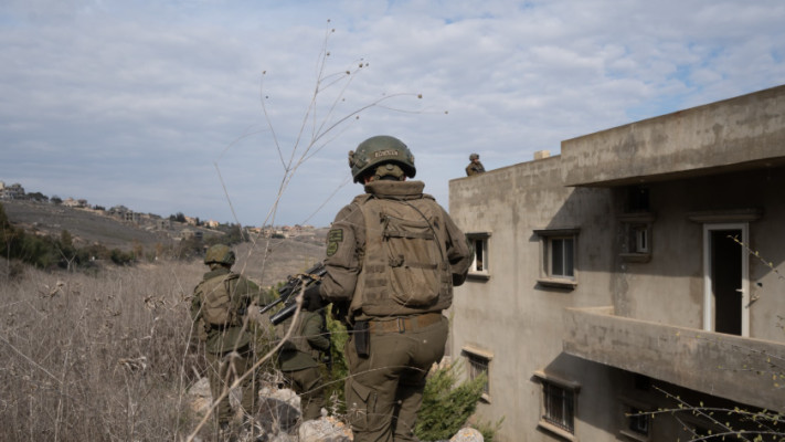 צה''ל מקים רצועת ביטחון בלבנון (צילום: דובר צה''ל)