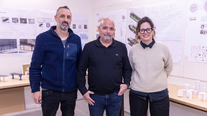 מיכל ברעוז, חיים משען וניל ננר (צילום: לנס הפקות)