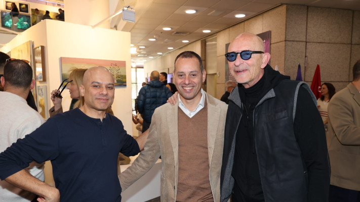 אמיר פושינסקי, אייל בן סימון וידין ענתבי (צילום: רפי דלויה)
