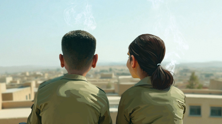 ערגליות תות. איור לטור של מאיר עוזיאל (איור: אופיר בגון)
