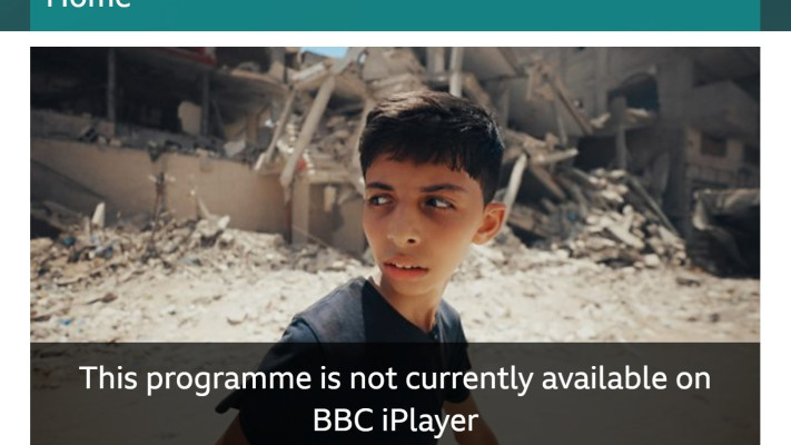 מחיקת הסרט של BBC (צילום: מסך)