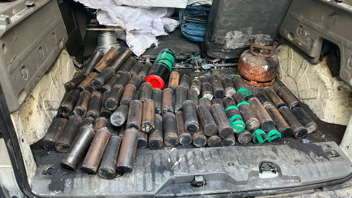 מטעני חבלה שנתפסו בטול כרם