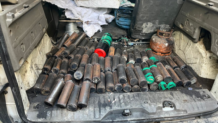 מטעני חבלה שנתפסו בטול כרם