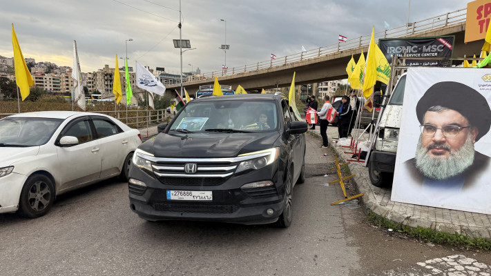 היערכות להלוויה של חסן נסראללה (צילום: רויטרס)