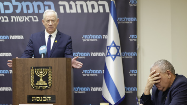 גדי איזנקוט ובני גנץ (צילום: מארק ישראל סלם)