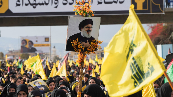פעילי חיזבאללה (צילום: REUTERS/Mohammed Yassin)