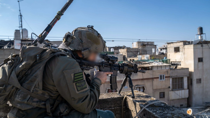 פעילות כוחות צה''ל במבצע ''חומת ברזל'' ביהודה ושומרון (צילום: דובר צהל)