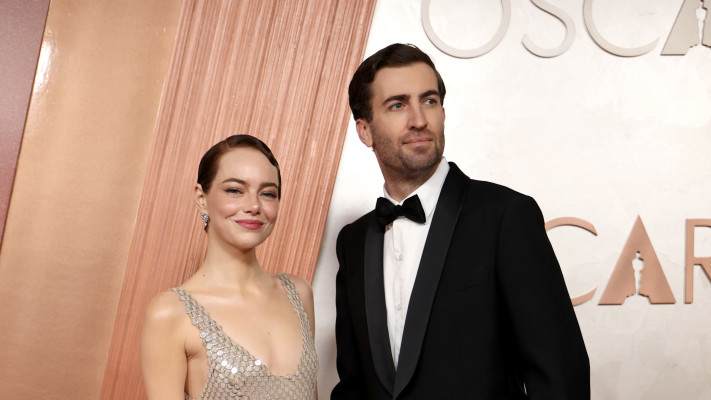 אמה סטון ודייב מקארי (צילום: gettyimages)