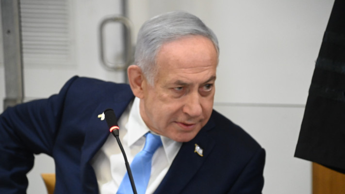 ידון הערב בהצעה האמריקאית. רה\'\'מ בנימין נתניהו (צילום: יאיר שגיא)
