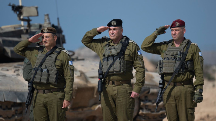 טקס חילופי מפקדי פיקוד דרום (צילום: דובר צה''ל)