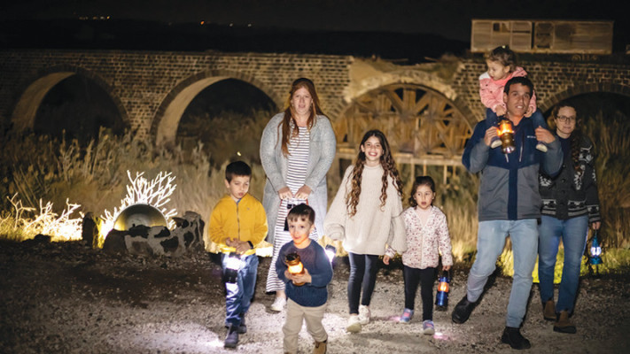 סיורי עששיות בגשר נהריים (צילום: עילית הננסון)