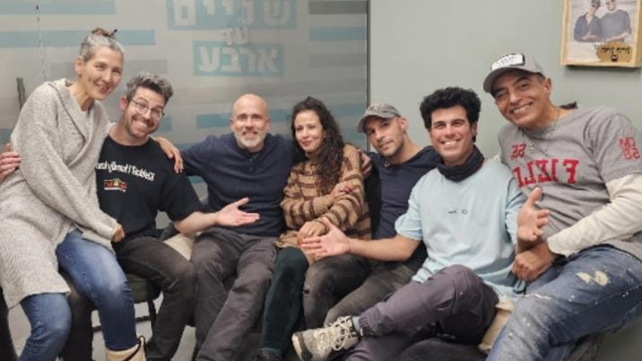  רון שלום ,טל מוסרי ,תומר גוטליב ,אלינור אהרון,סער פיין ,יואב כהן ,ליאת אחירון (צילום: פרטי)