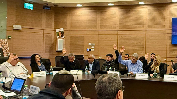 הדיון בוועדת הכלכלה על שדה התעופה בנבטים (צילום: יח''צ)