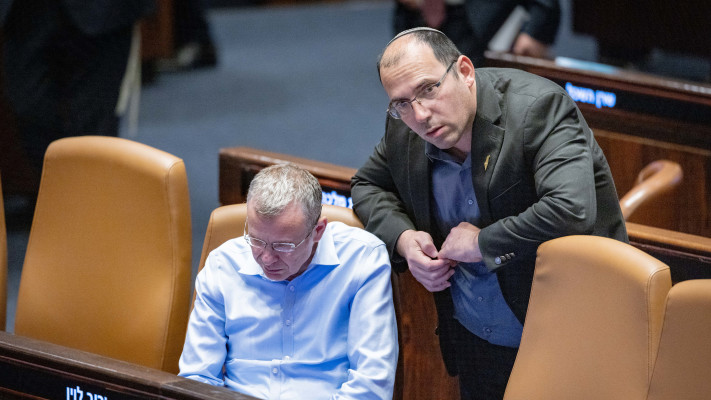 שמחה רוטמן ויריב לוין (צילום:  חיים גולדברג, פלאש 90)