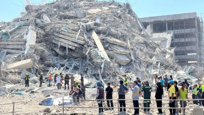 תיעוד ההריסות בתאילנד בעקבות הרעידת אדמה (צילום: רויטרס)