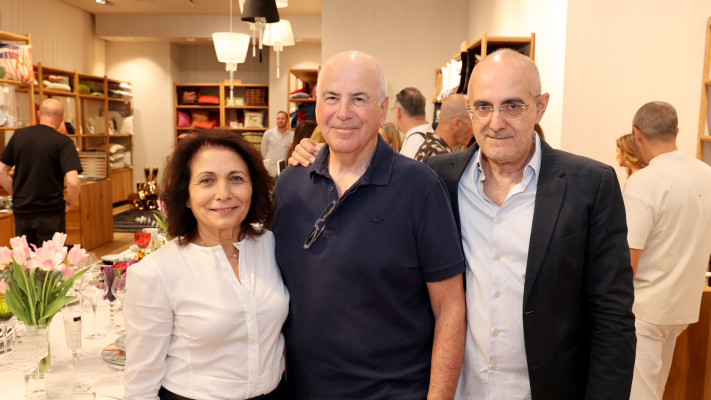 בני מורן, הנרי טייג וסולאנג הנדלר (צילום: איציק בירן)