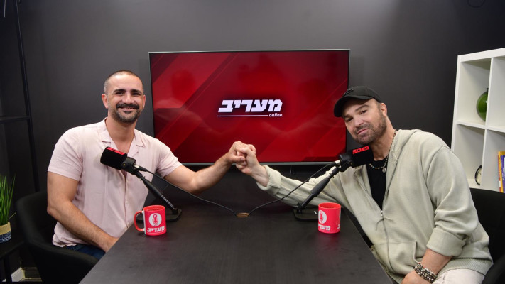 אבי שושן ודוד דאור (צילום: אבשלום ששוני)