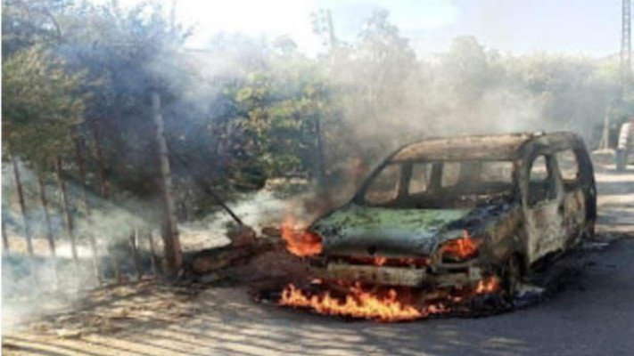 תקיפת כטב''ם בדרום לבנון (צילום: רשתות ערביות, שימוש לפי סעיף 27 א')