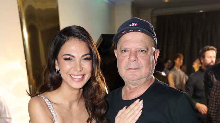 מורן אטיאס ואביה מרדכי (צילום: אור גפן)