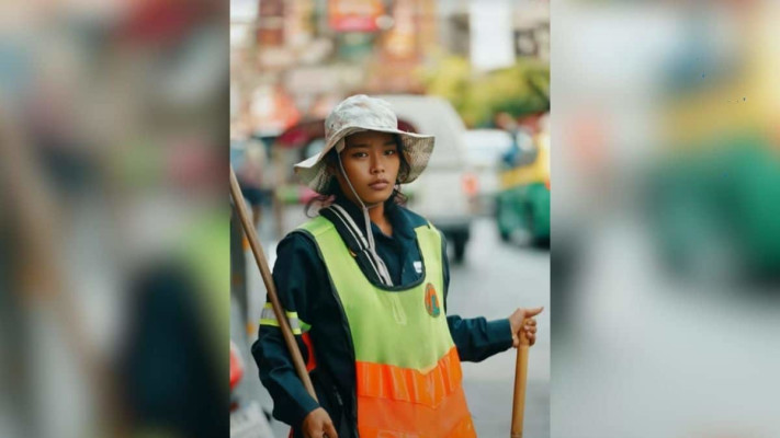 נופג'יט מין סומבונסאטה, התפרסה מלהיות מנקת רחוב לדוגמנית