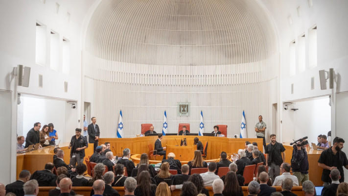הדיון בבג''ץ בסוגיית פיטורי רונן בר (צילום: חיים גולדברג, פלאש 90)