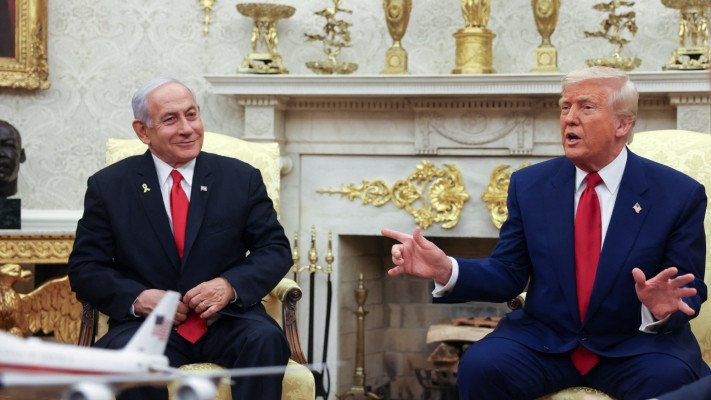 דונלד טראמפ, בנימין נתניהו (צילום: רויטרס)