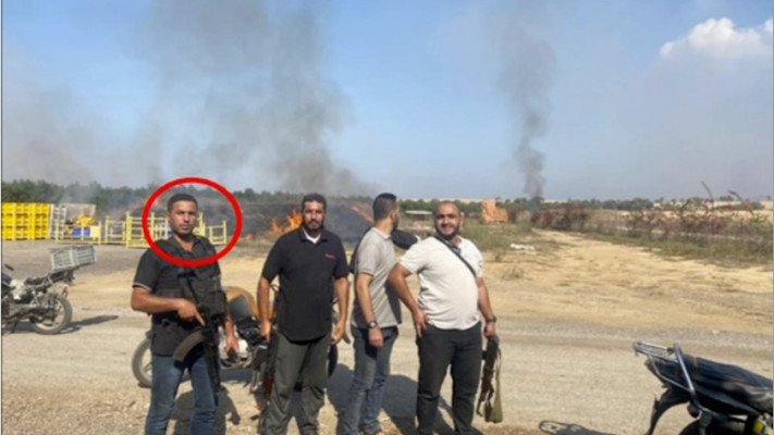 תמונתו של ג׳לאל קרעאן בטבח ה-7 באוקטובר