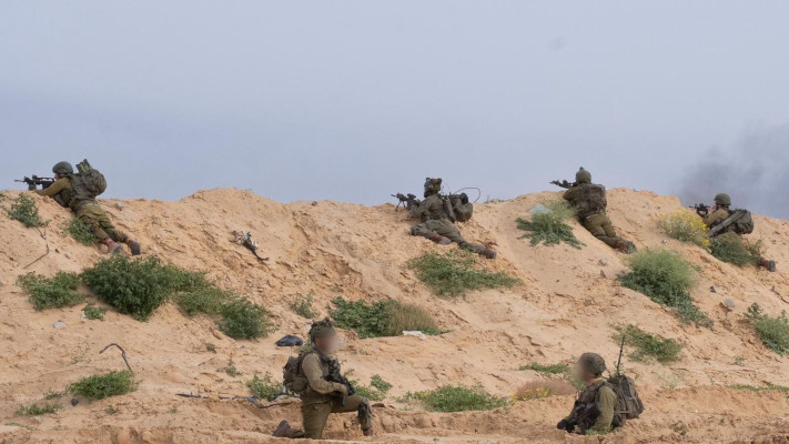 פעילות כוחות צה״ל ברצועת עזה (צילום: דובר צה''ל)