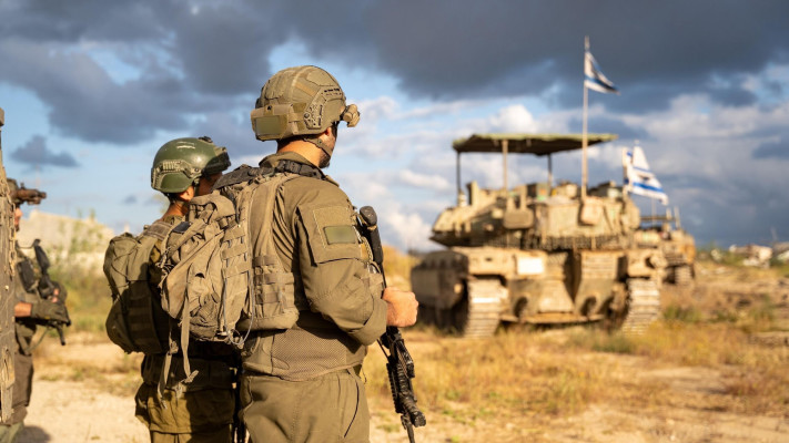 פעילות כוחות צה''ל בדרג' תופאח, רצועת עזה (צילום: דובר צהל)