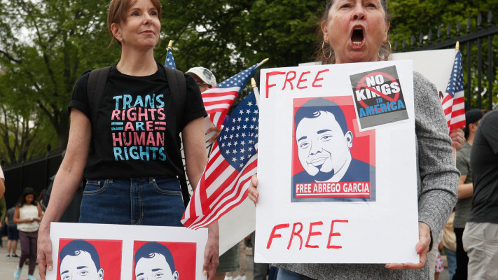 הפגנה נגד טראמפ