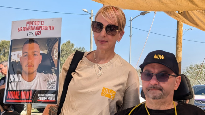 טל קופרשטיין, אבא של בר קופרשטיין החטוף בעזה (צילום: תניא ציון וולדקס)