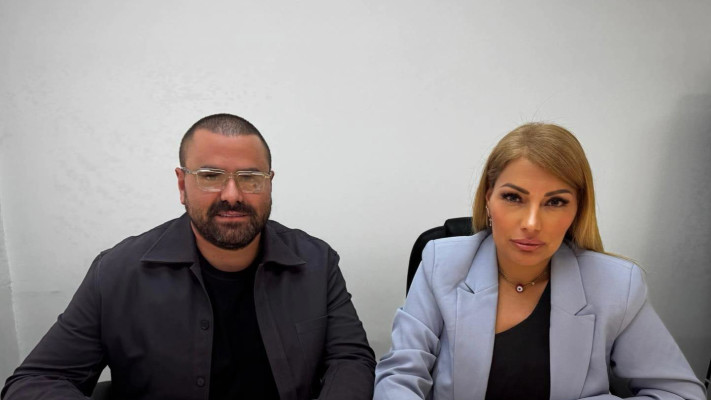 מנכלית ARGANIA GROUP אורטל אלון ויו''ר ובעלים AGRGANIA GROUP נתנאל אוחיון (צילום: יח''צ)