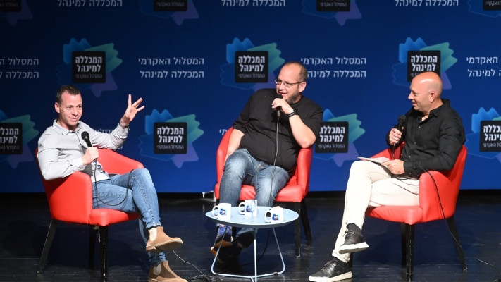 עמית סגל, חיים לוינסון (צילום: עידן גרוס)