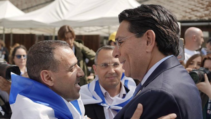 אלי שרעבי ודני דנון (צילום: ללא קרדיט)