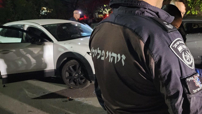 מזירת האירוע (צילום: דוברות המשטרה)