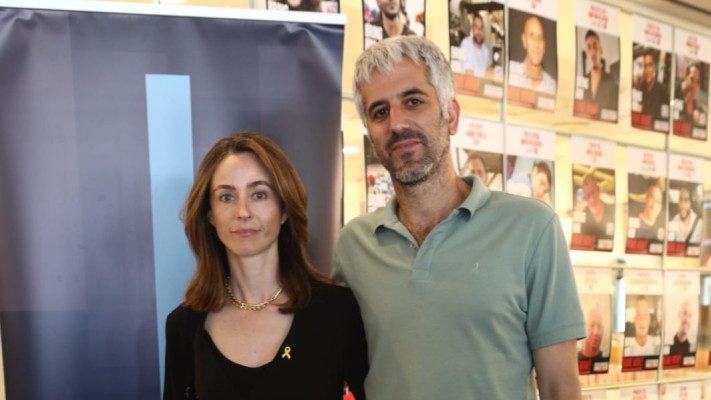 יובל אדמון ומירב כהן (צילום: אסף לב)
