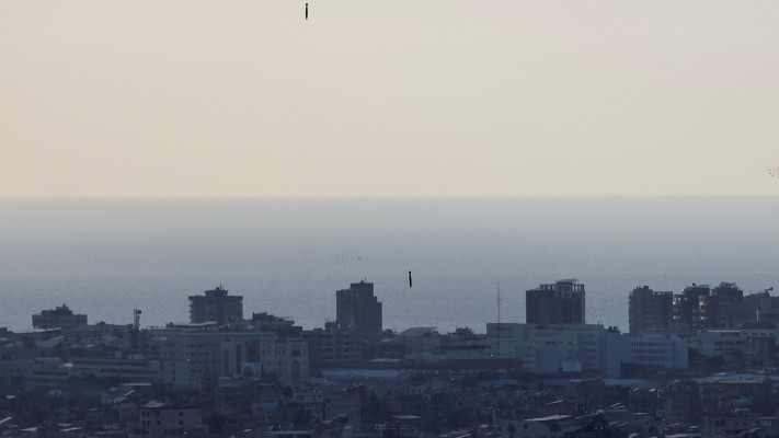 תקיפת ישראל בדאחייה בביירות. 27.4.25 (צילום: רויטרס)