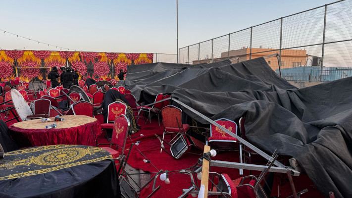 הפעילות המשטרתית למציאת כלי נשק באולם אירועים לקיה