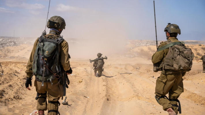 כוחות צה''ל ברצועת עזה (צילום: דובר צה''ל)