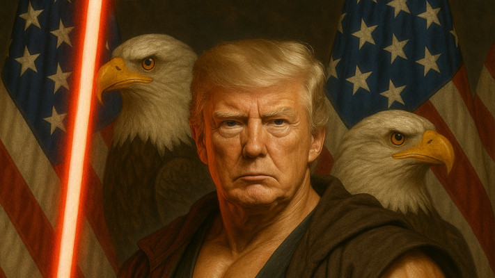 דונלד טראמפ בתור אביר ג'דיי