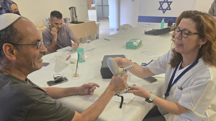 יום בריאות העובד (צילום: דוברות בית החולים שמואל הרופא)