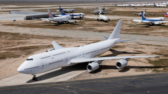 בואינג 747-8 (צילום: REUTERS/Mike Blake)